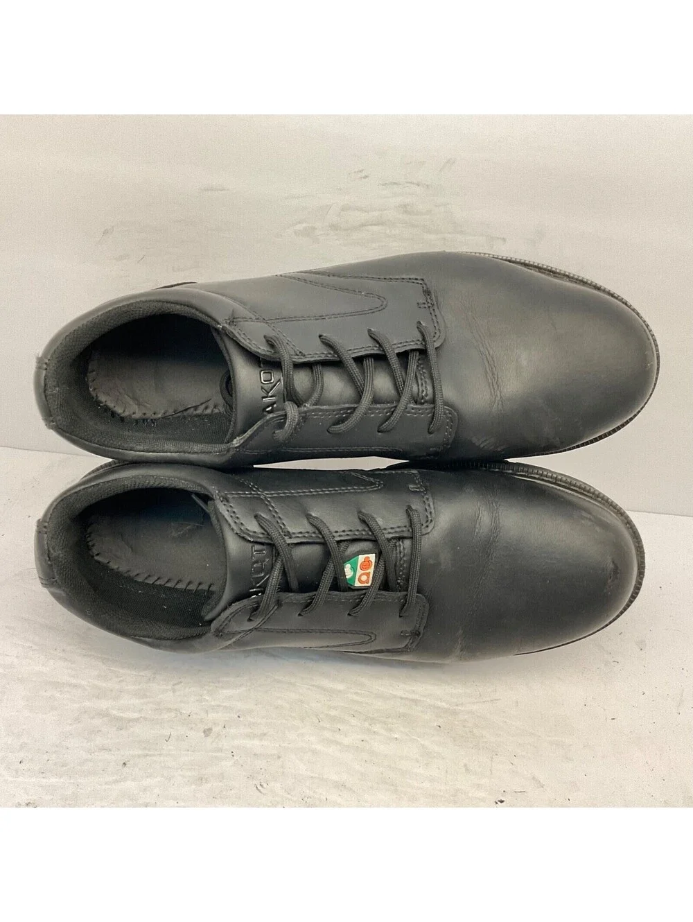 Dakota Men's Lace-Up Steel Toe Sport Oxford Shoes 3023 Black Leather Size 8.5M
